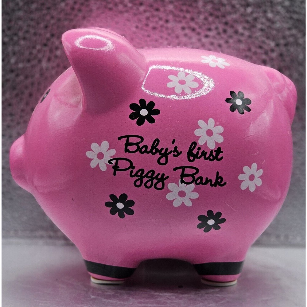 Baby's First Piggy Bank Money Coin Saver By Baby Essentials - Kids, Children